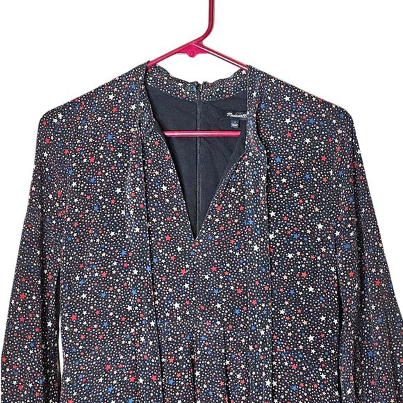 Madewell Stars 100% Silk Dress Size 4 - Picture 7 of 13